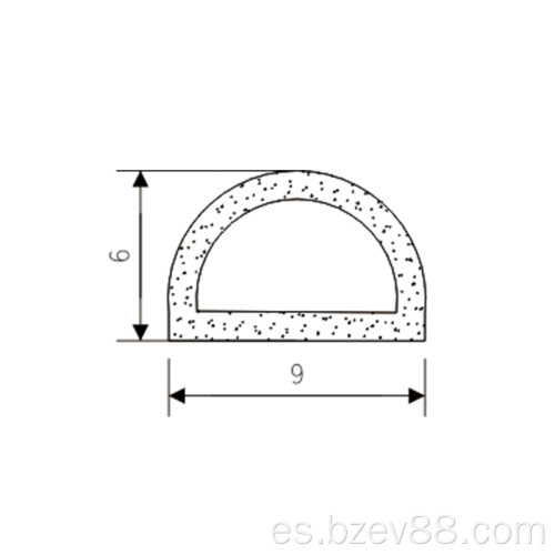 Sellado de puertas y ventanas Franja impermeable